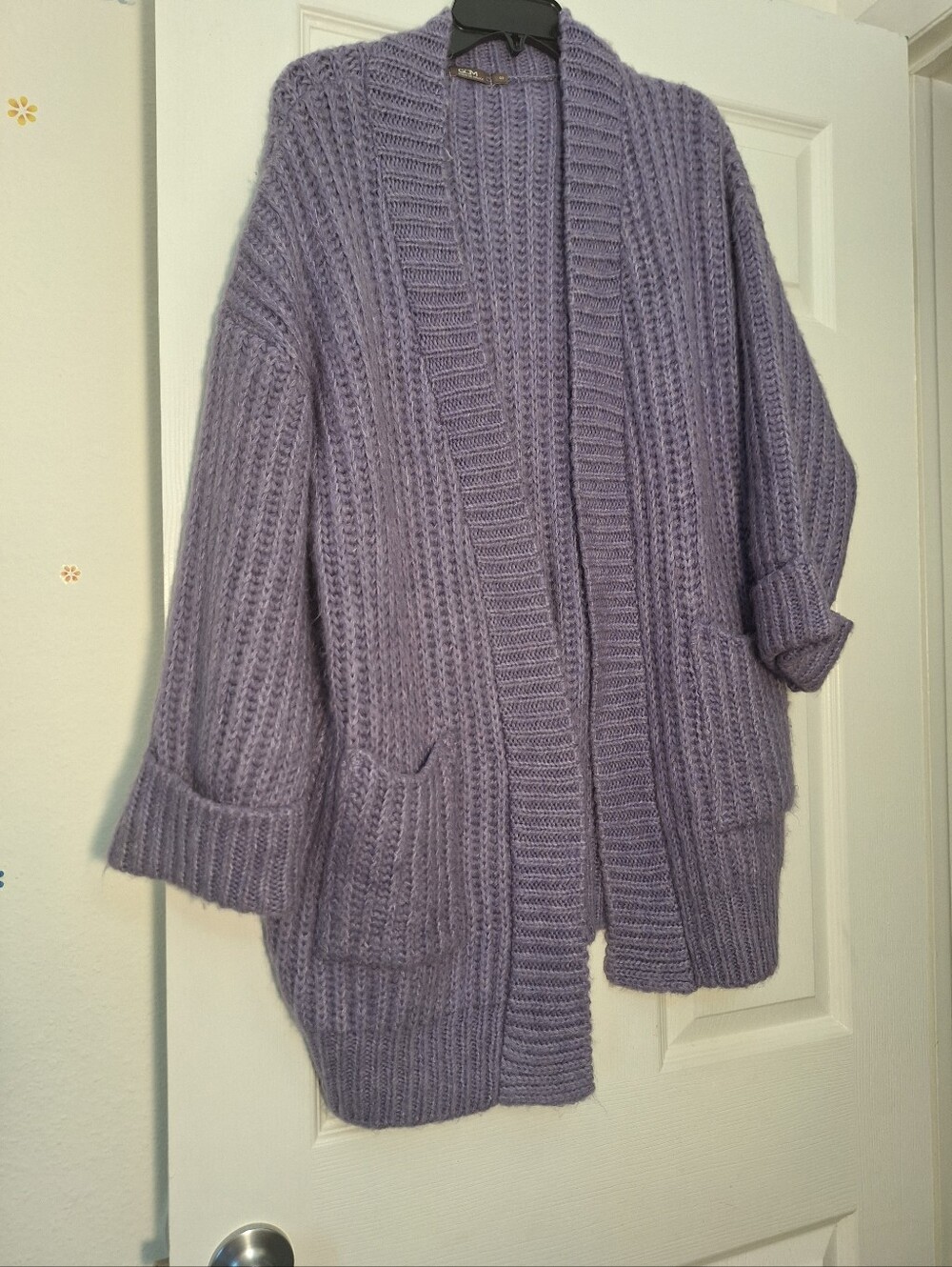 Women Oversized Knit Cardigan Sweater